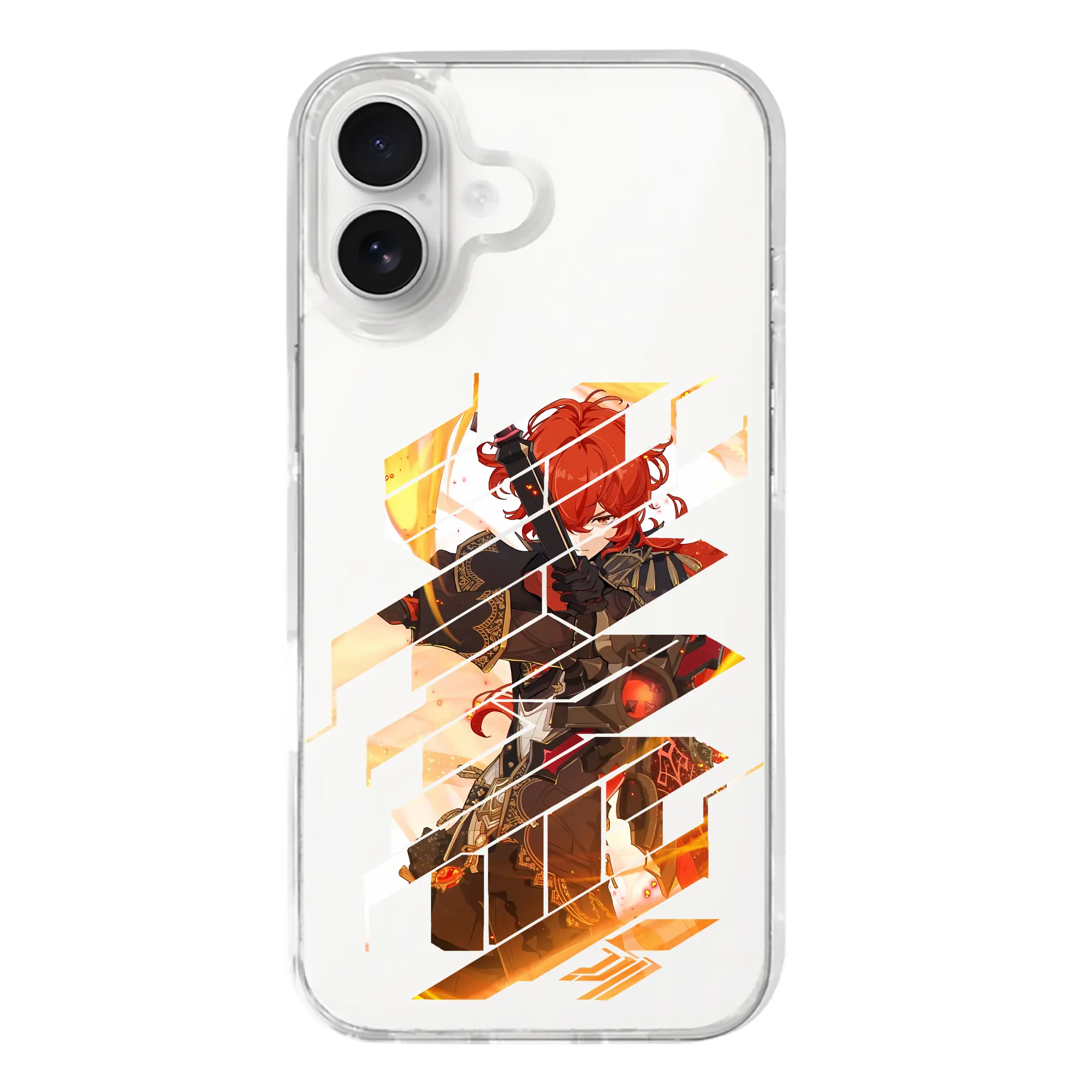 原 神 グッズ ディルック - iPhone 17シリーズ 透明スマホケース – 薄型・耐衝撃・精密フィット保護カバー